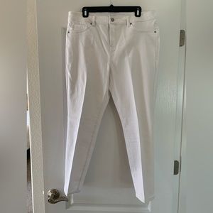 D.Jeans size 14 white pants. Never worn.